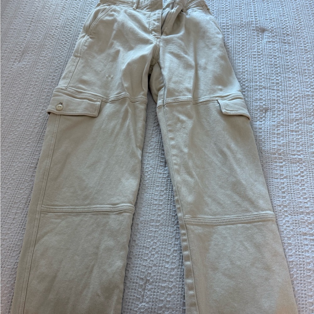Aritzia Wilfred Free Beige Trousers